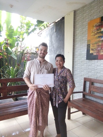 Reeva Bali Spa School Student
